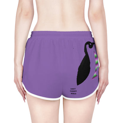 Women's Relaxed Shorts: Lost Remember Honor Lite Purple