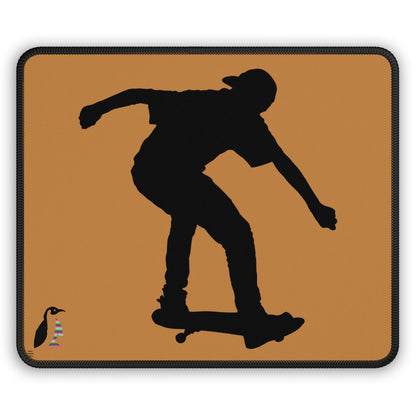 Gaming Mouse Pad: Skateboarding Lite Brown