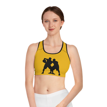 Sports Bra: Basketball Yellow