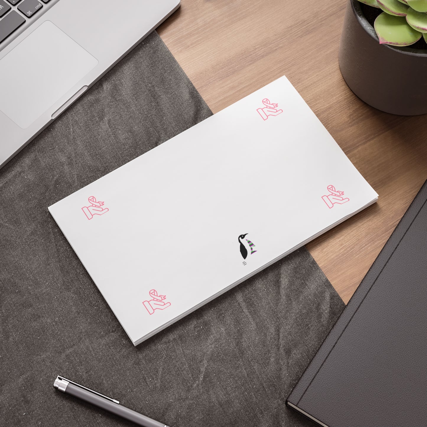 Post-it® Note Pads: Fight Cancer White