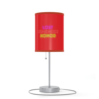 Lamp on a Stand, US|CA plug: LGBTQ Pride Red