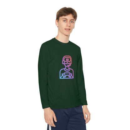 Youth Long Sleeve Competitor Tee: Gaming 