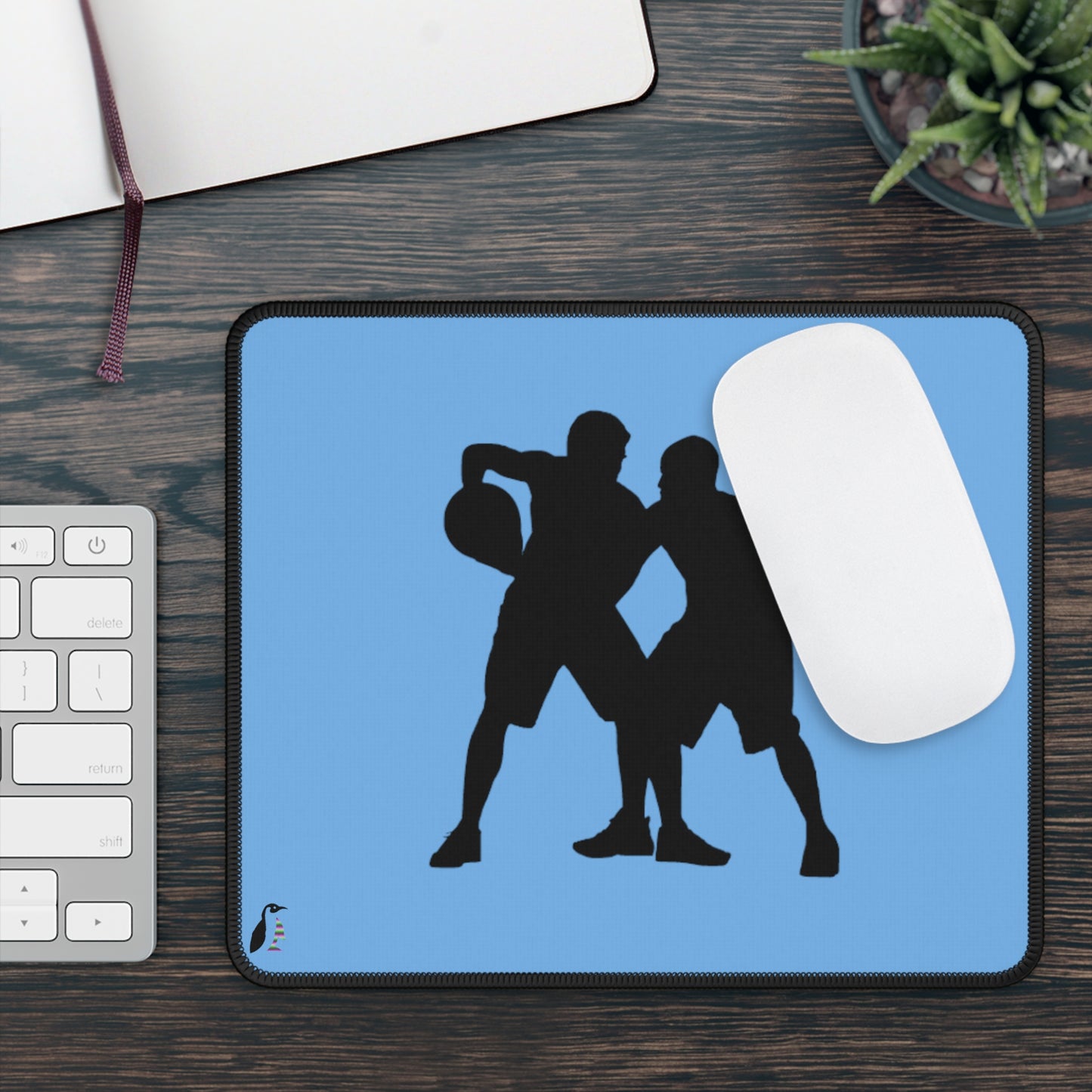 Gaming Mouse Pad: Basketball Lite Blue