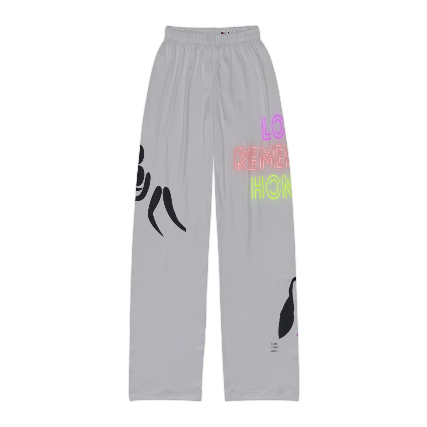 Kids Pajama Pants: Wrestling Lite Grey