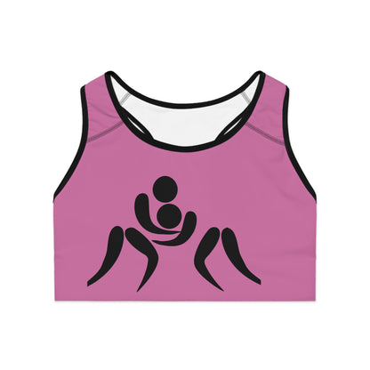 Sports Bra: Wrestling Lite Pink