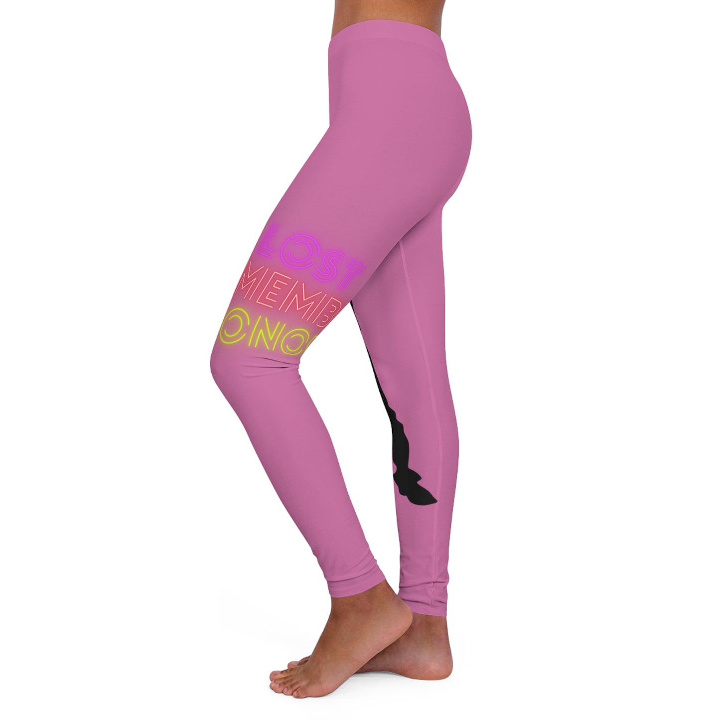 Women's Spandex Leggings: Dance Lite Pink