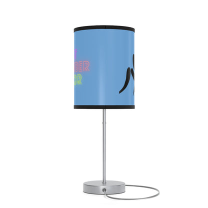 Lamp on a Stand, US|CA plug: Wrestling Lite Blue