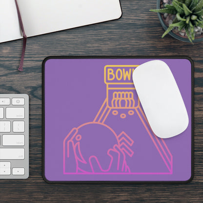 Gaming Mouse Pad: Bowling Lite Purple