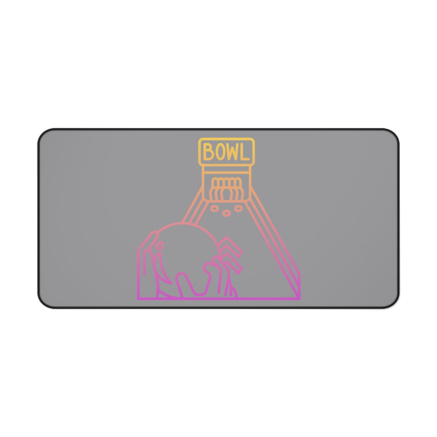 Desk Mat: Bowling Grey