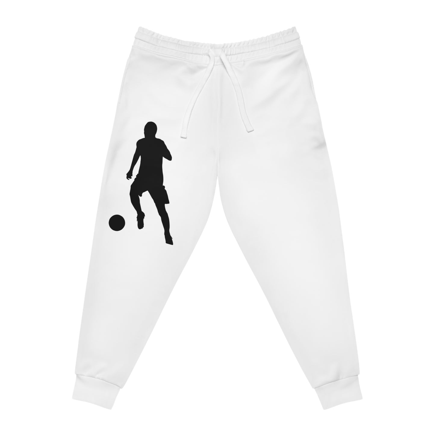 Athletic Joggers: Soccer White