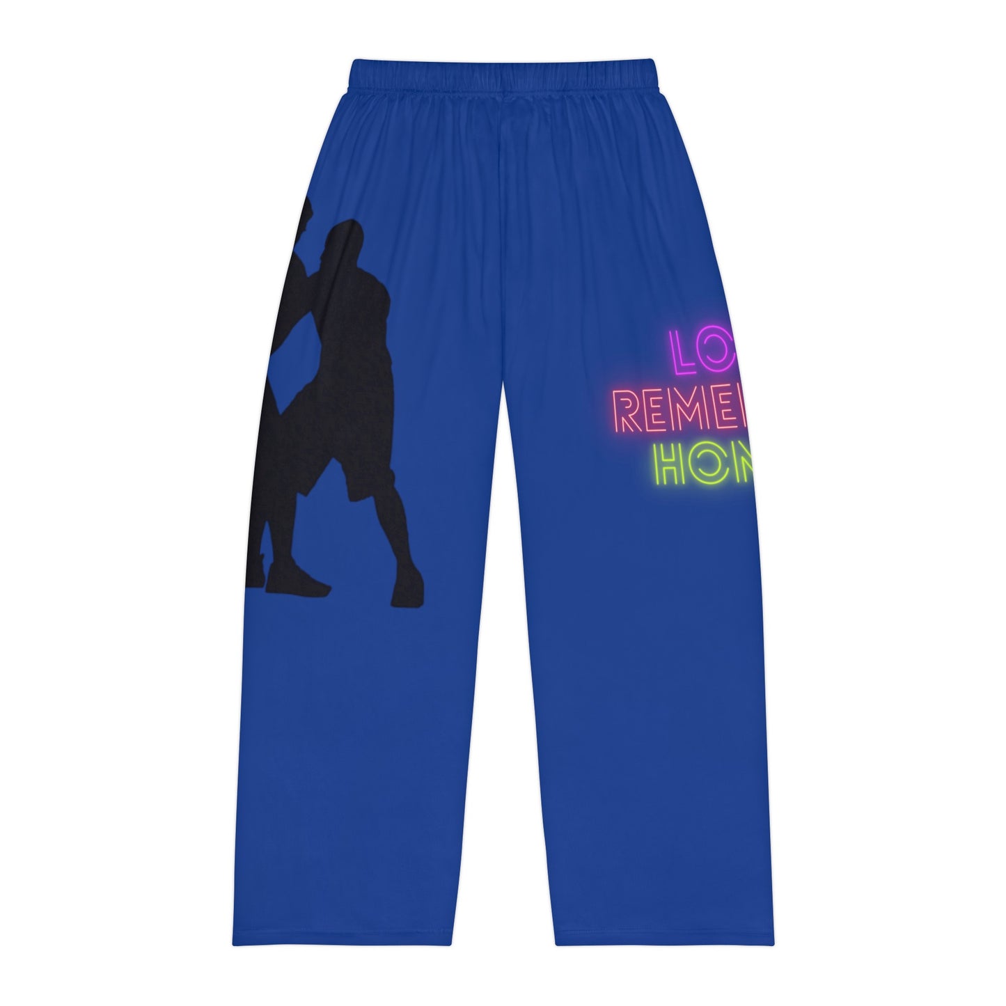 Men's Pajama Pants: Basketball Dark Blue