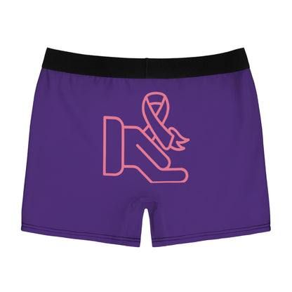 Men's Boxer Briefs: Fight Cancer Purple