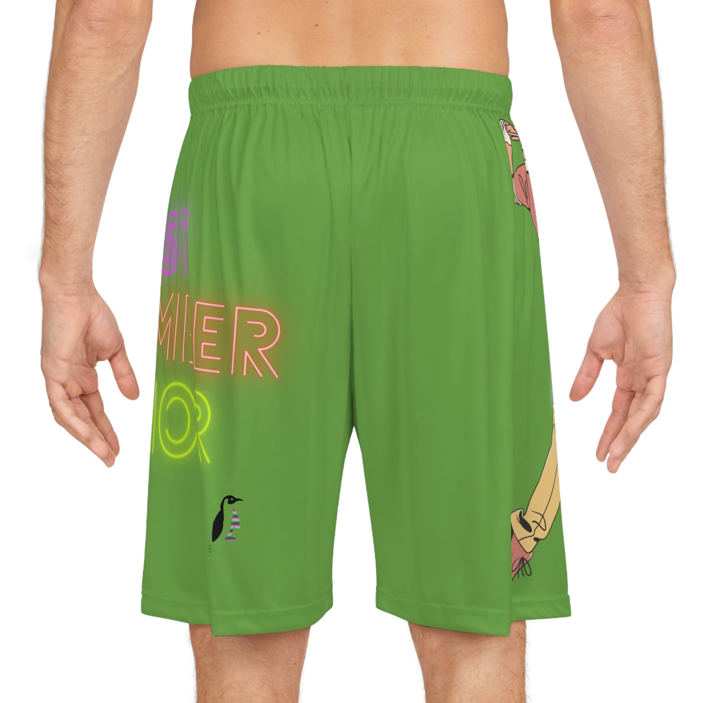 Basketball Shorts: Golf Green