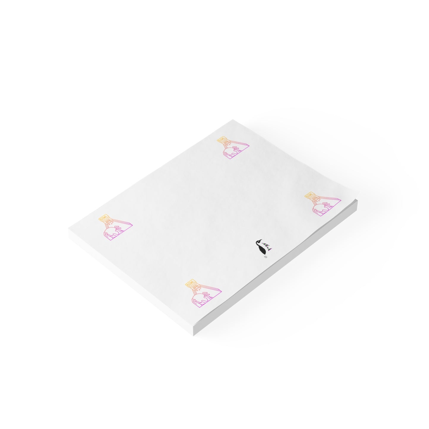 Post-it® Note Pads: Bowling White