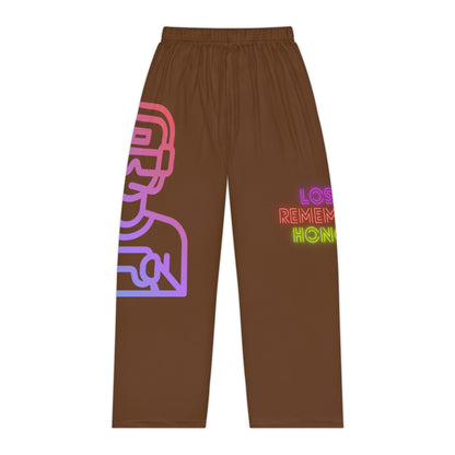 Women's Pajama Pants: Gaming Brown