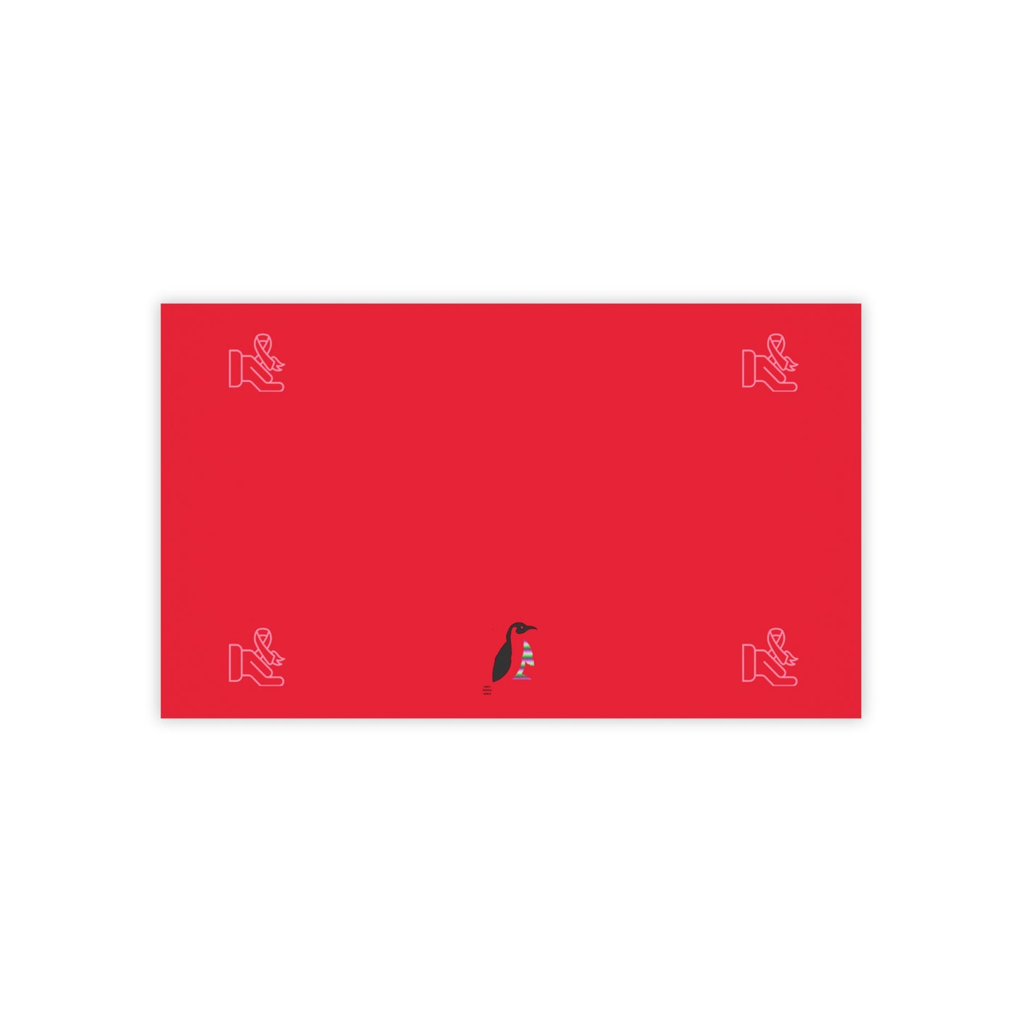 Post-it® Note Pads: Fight Cancer Dark Red