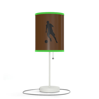 Lamp on a Stand, US|CA plug: Soccer Brown