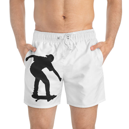 Swim Trunks: Skateboarding White