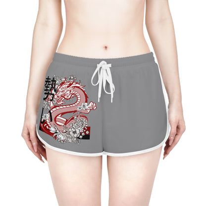 Women's Relaxed Shorts: Dragons Grey