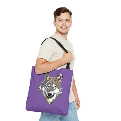 Tote Bag: Wolves Lite Purple