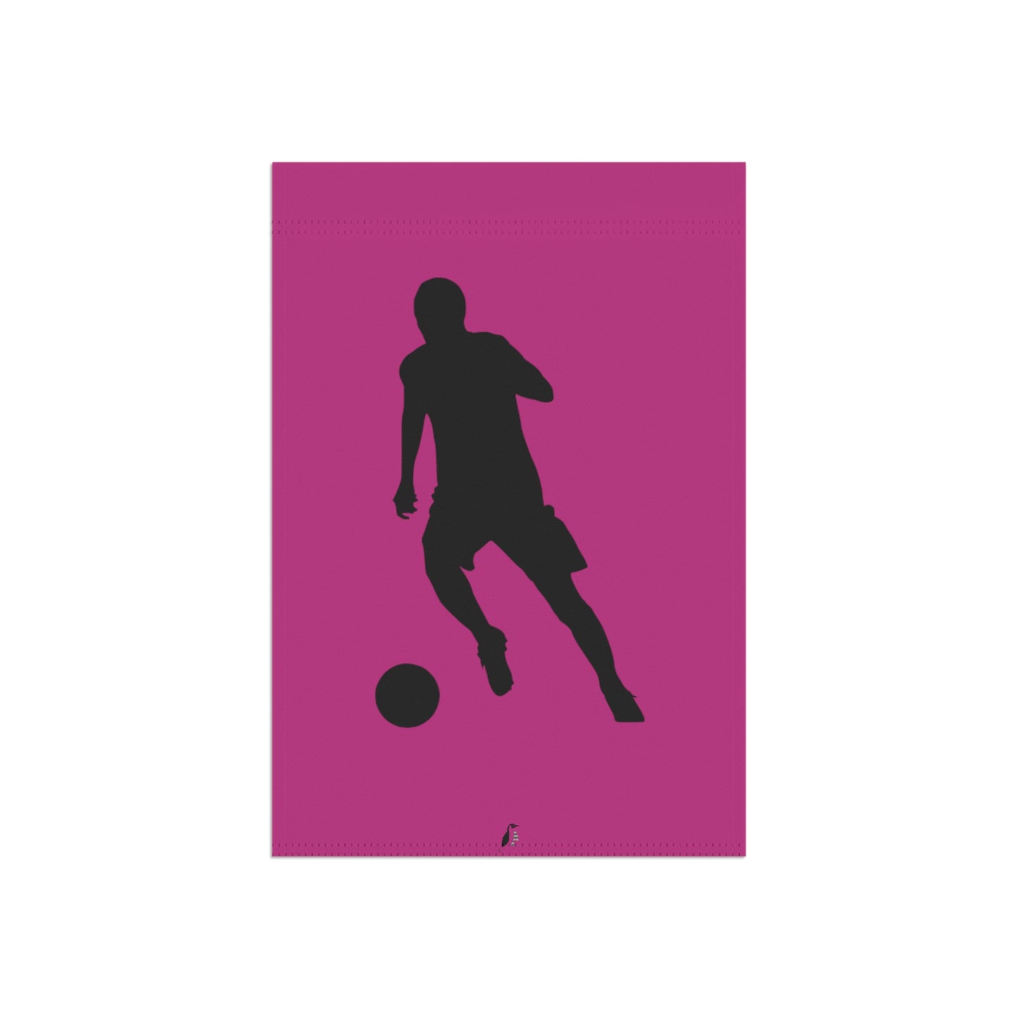 Garden & House Banner: Soccer Pink