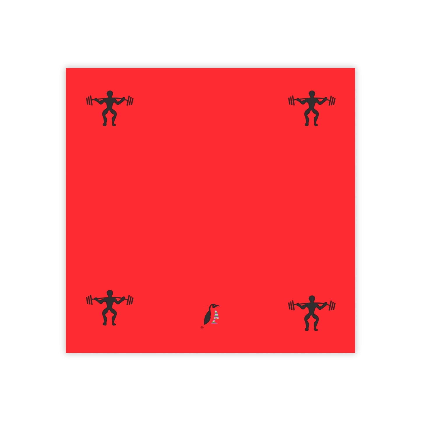 Post-it® Note Pads: Weightlifting Red