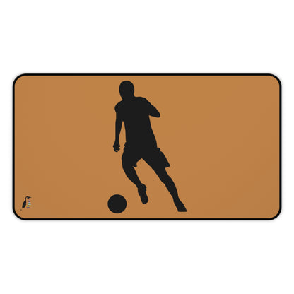 Desk Mat: Soccer Lite Brown