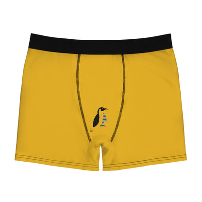 Men's Boxer Briefs: Lost Remember Honor Yellow