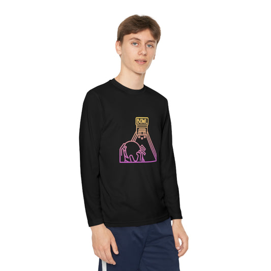 Youth Long Sleeve Competitor Tee: Bowling