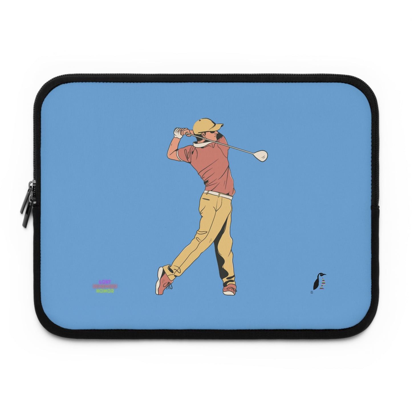 Laptop Sleeve: Golf Lite Blue