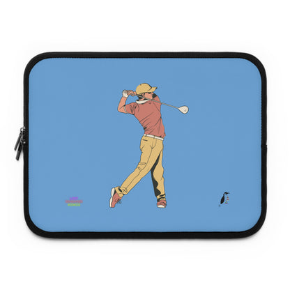 Laptop Sleeve: Golf Lite Blue