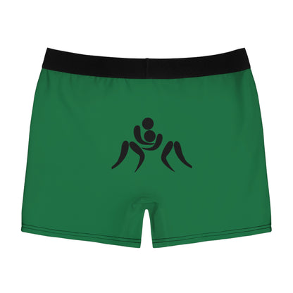 Men's Boxer Briefs: Wrestling Dark Green