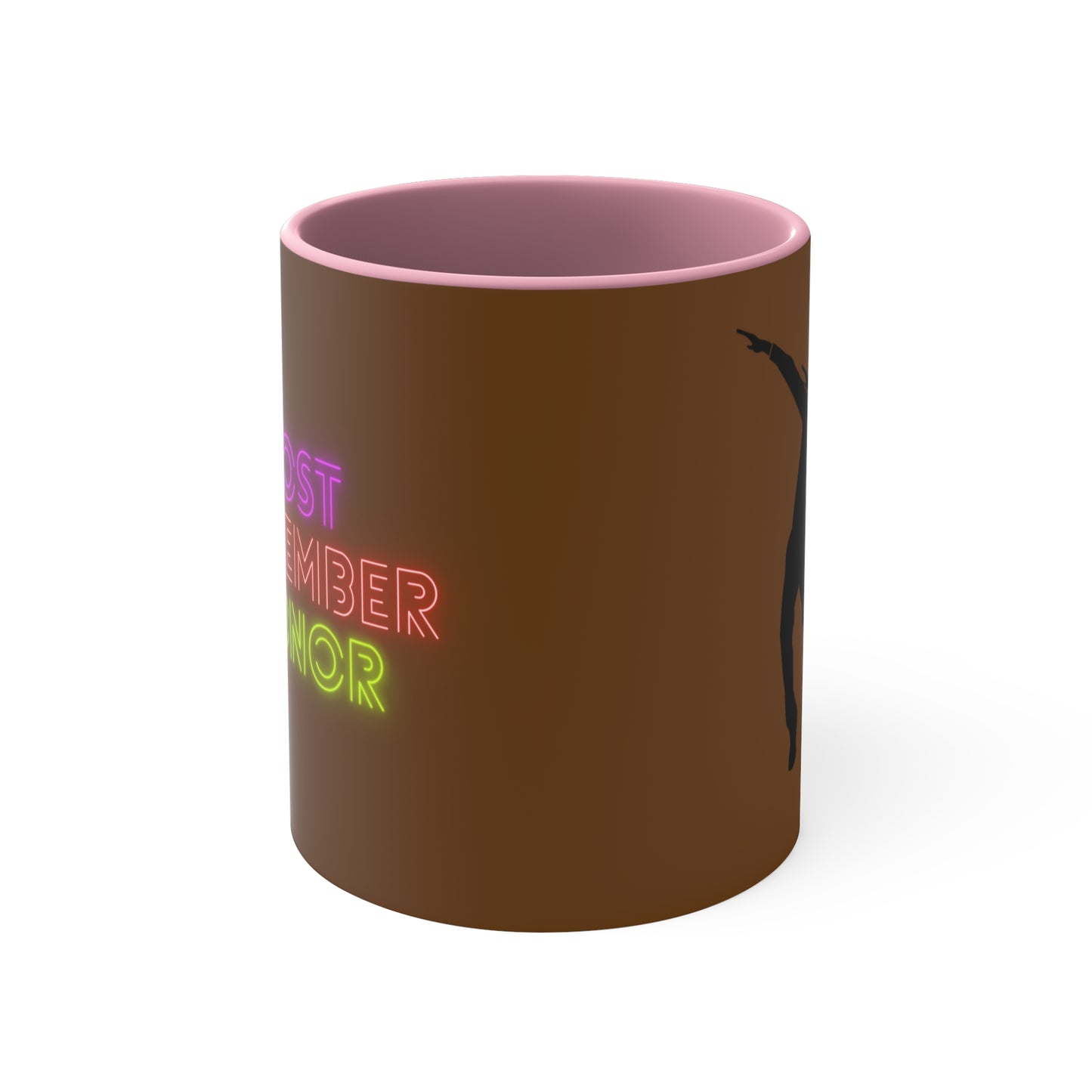 Accent Coffee Mug, 11oz: Dance Brown