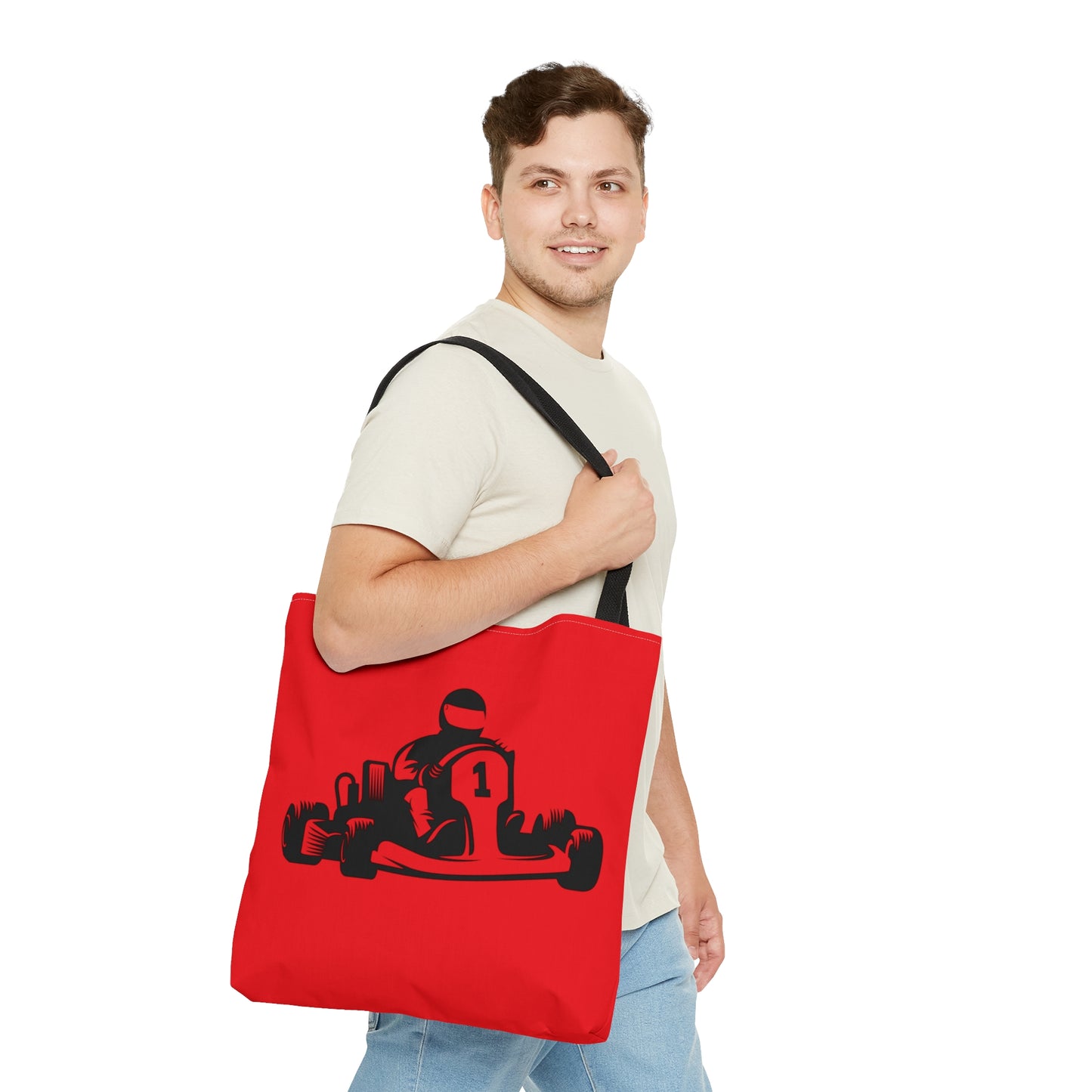 Tote Bag: Racing Red