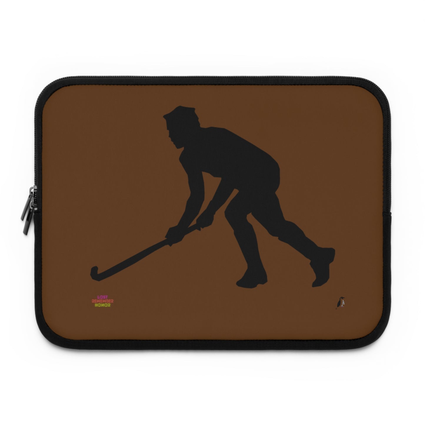 Laptop Sleeve: Hockey Brown