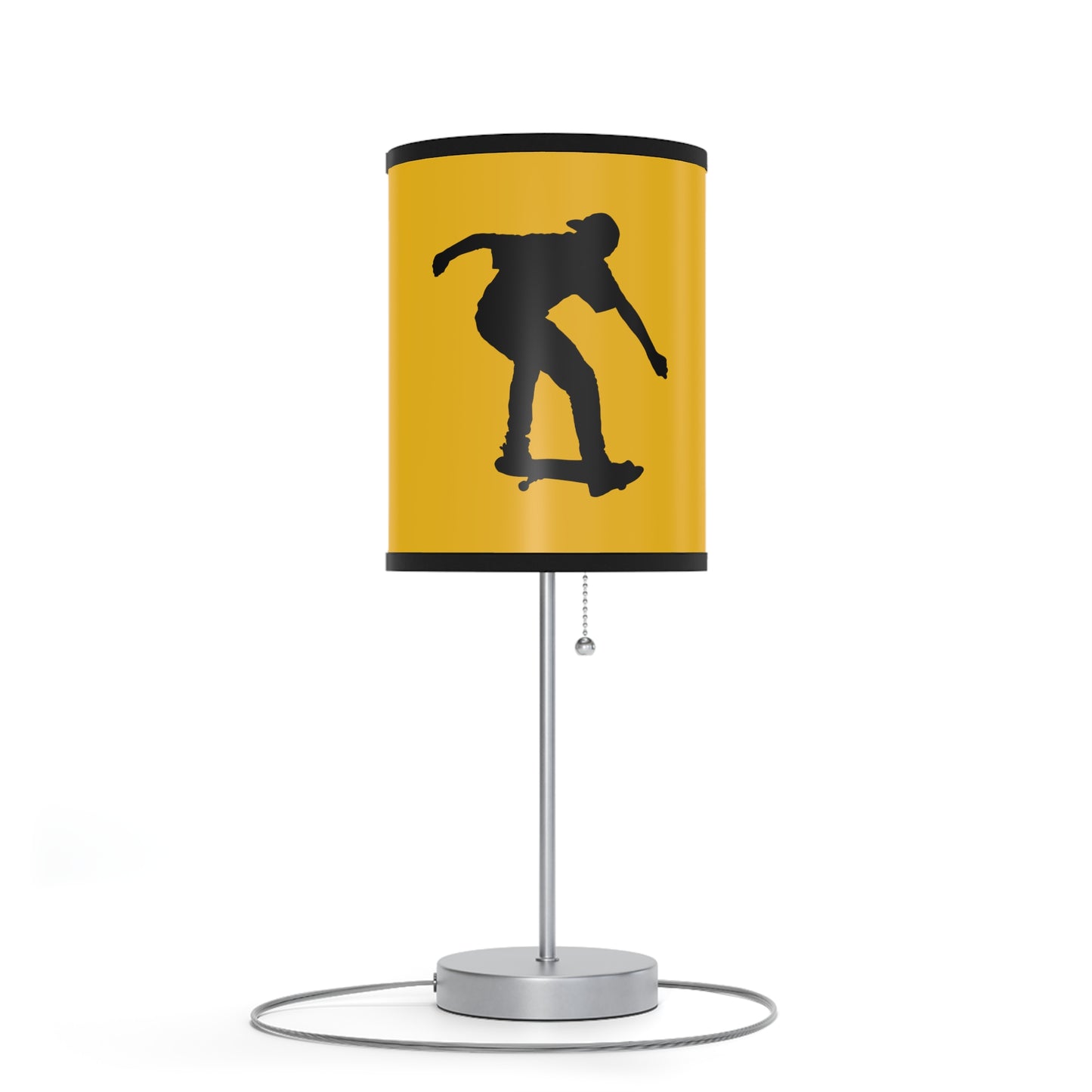 Lamp on a Stand, US|CA plug: Skateboarding Yellow