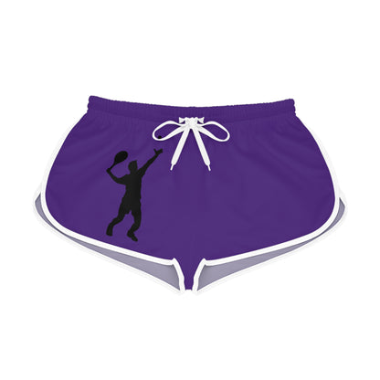 Women's Relaxed Shorts: Tennis Dark Purple