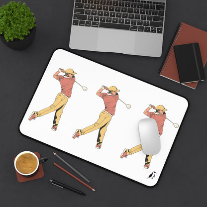 Desk Mat: Golf White