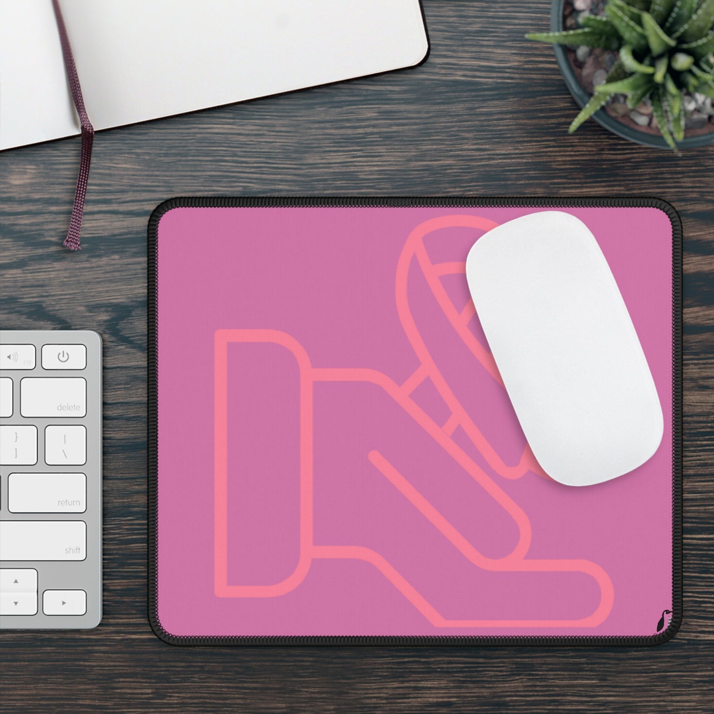 Gaming Mouse Pad: Fight Cancer Lite Pink