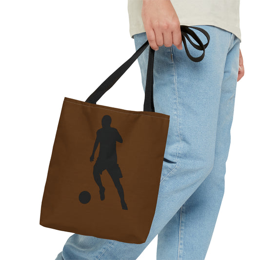 Tote Bag: Soccer Brown