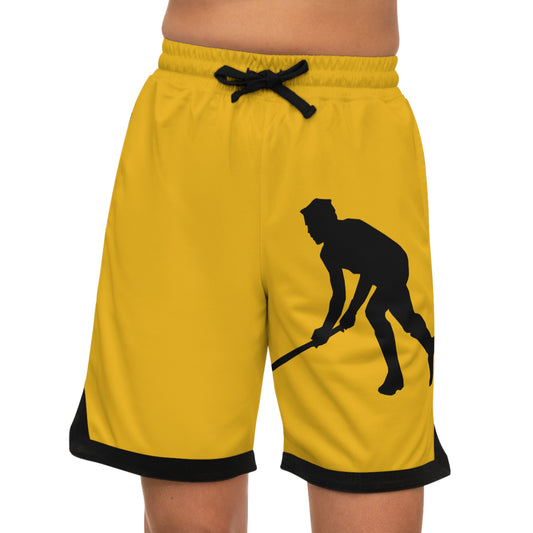 Basketball Rib Shorts: Hockey Yellow