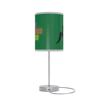 Lamp on a Stand, US|CA plug: Wrestling Dark Green