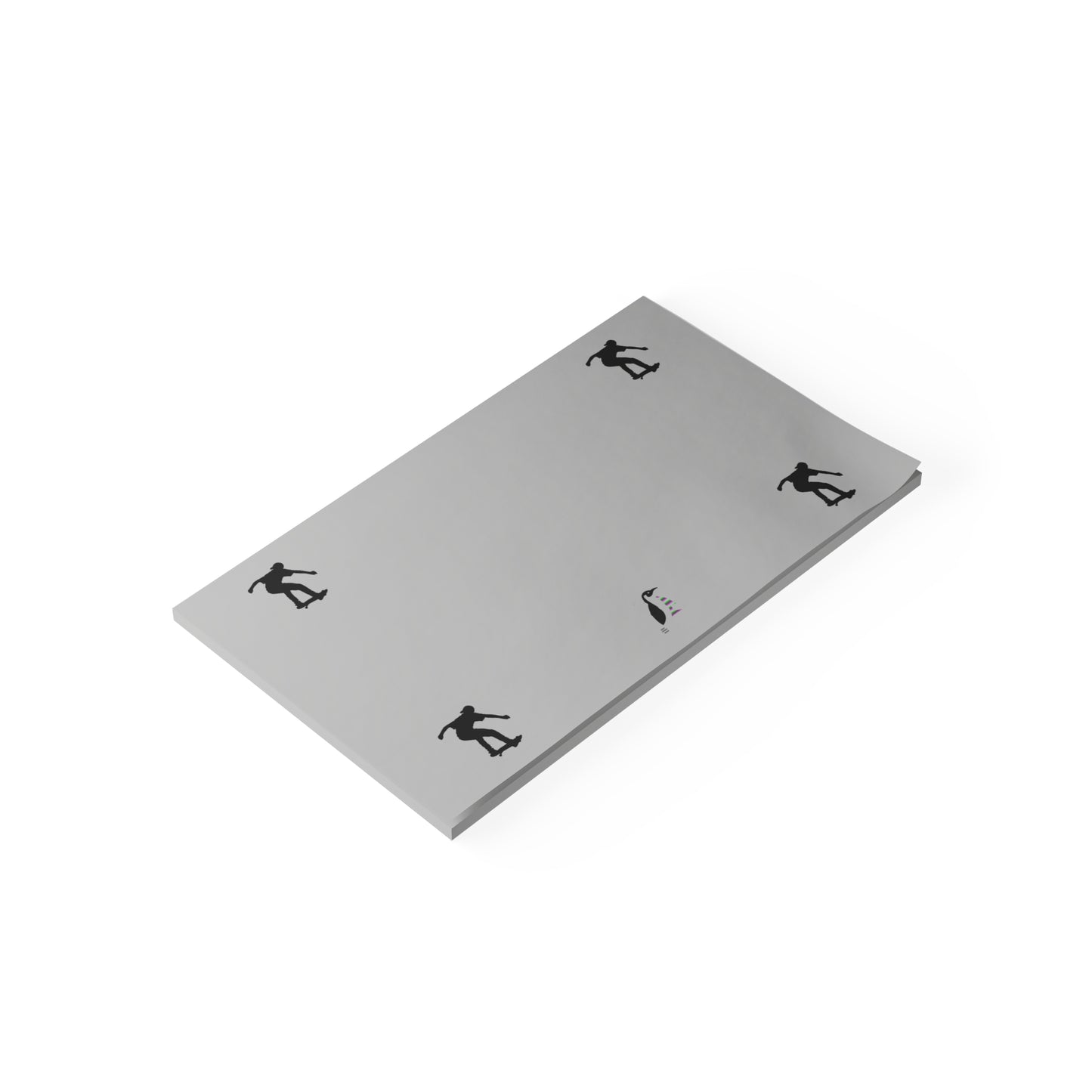 Post-it® Note Pads: Skateboarding Lite Grey