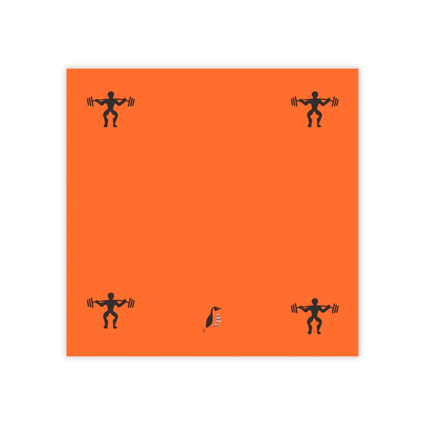 Post-it® Note Pads: Weightlifting Orange