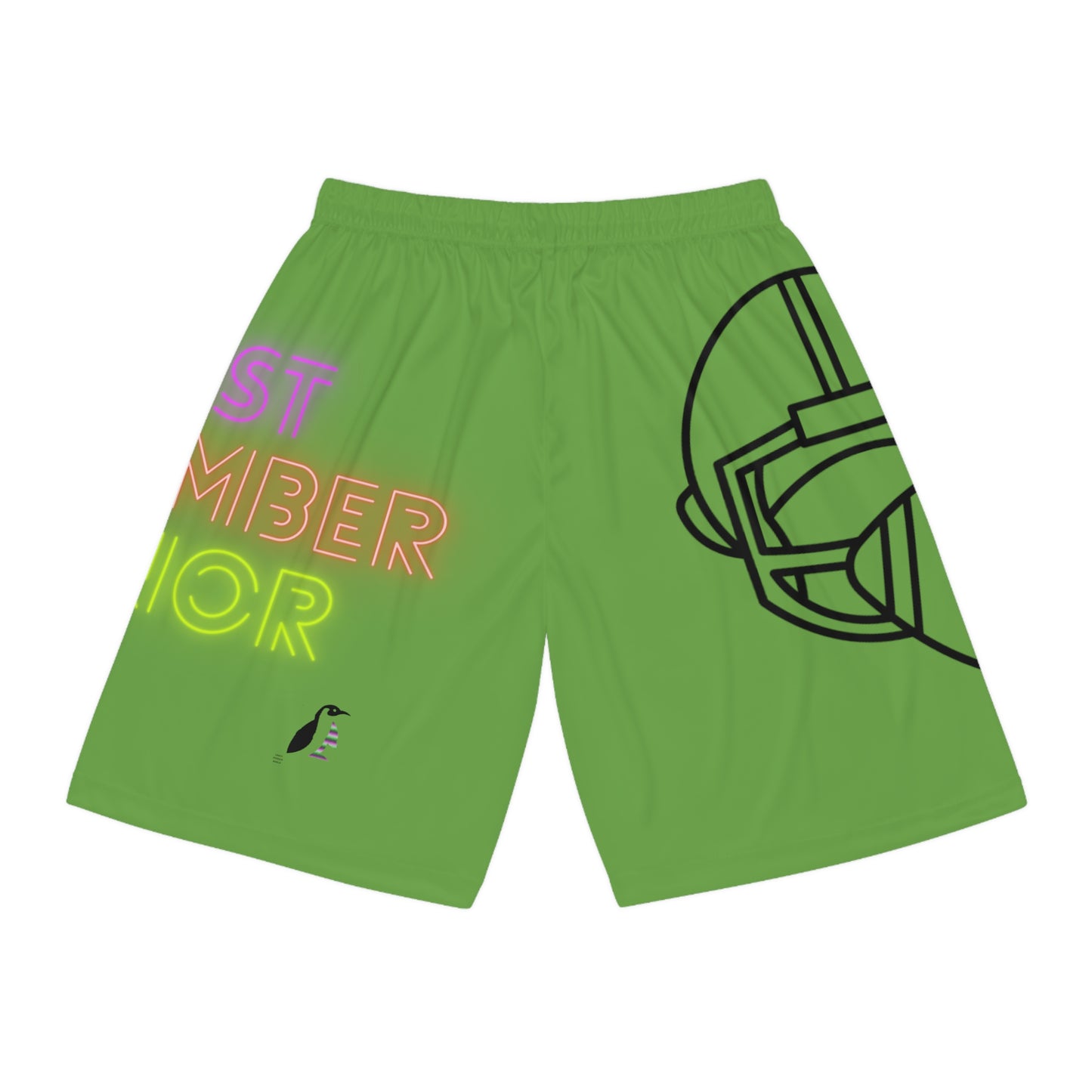 Basketball Shorts: Football Green