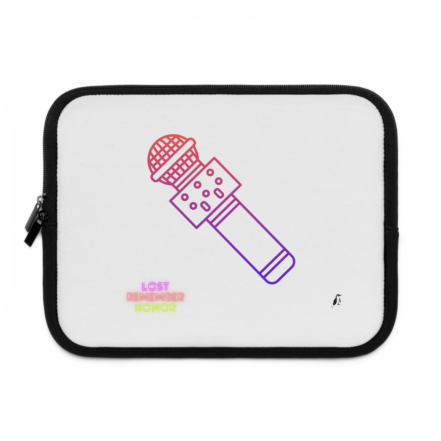 Laptop Sleeve: Music White