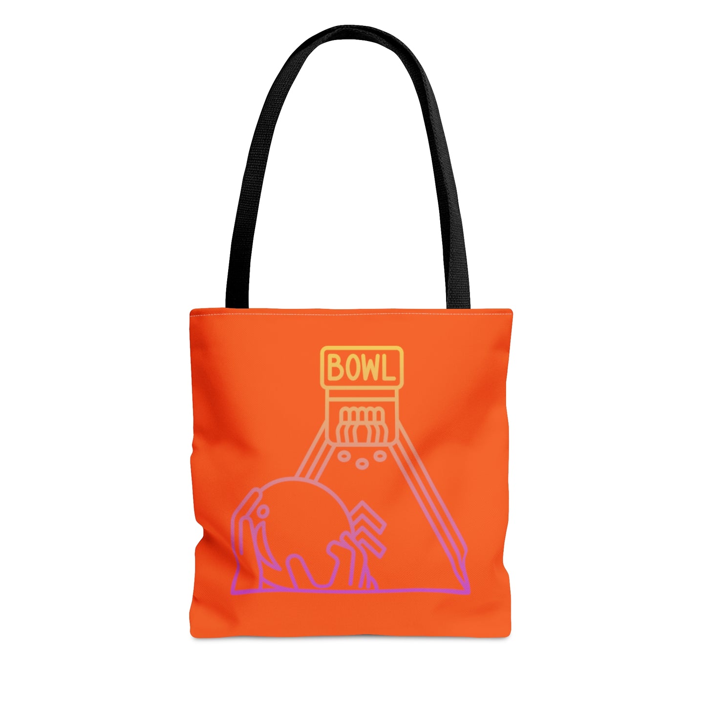 Tote Bag: Bowling Orange