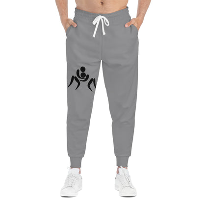 Athletic Joggers: Wrestling Grey