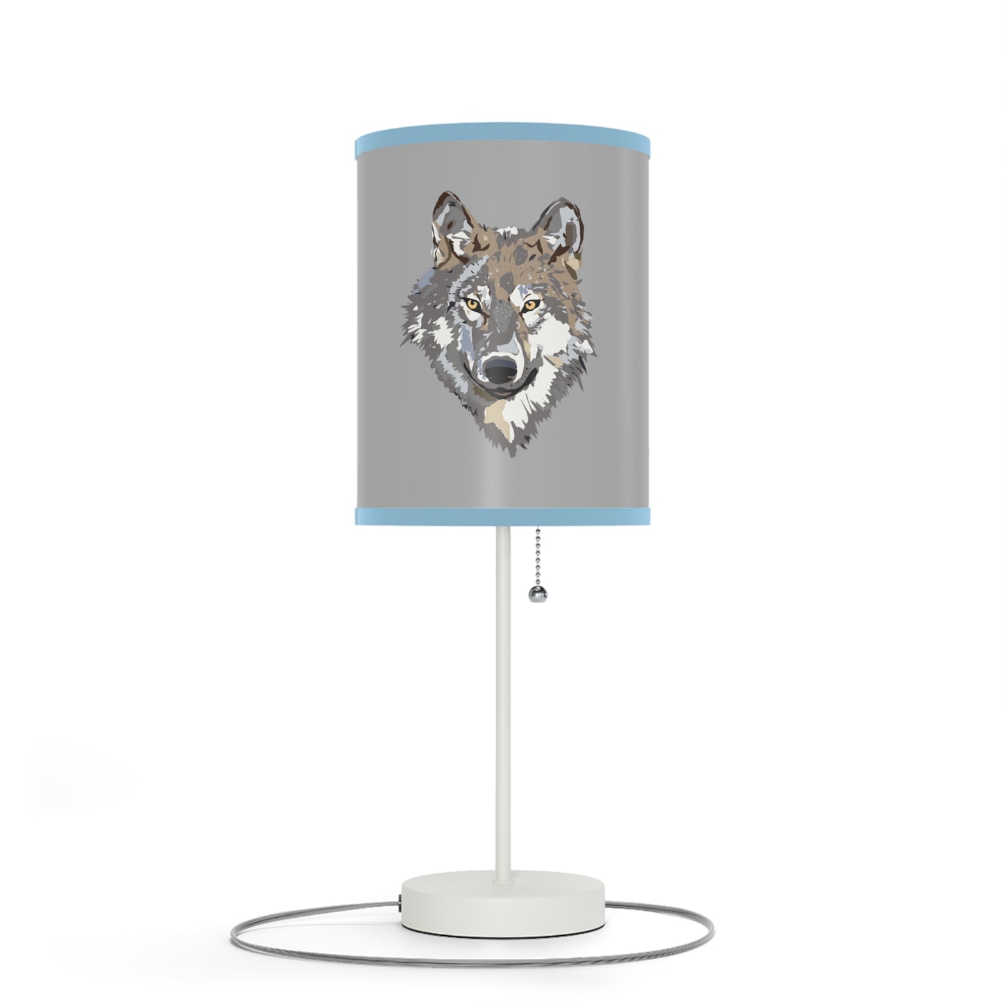 Lamp on a Stand, US|CA plug: Wolves Lite Grey 