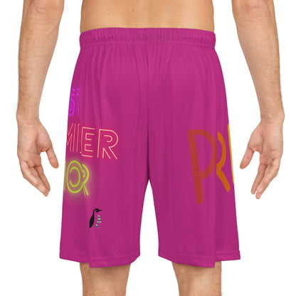 Basketball Shorts: LGBTQ Pride Pink